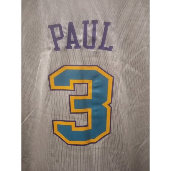 Vintage Reebok New Orleans Hornets Chris Paul #3 Jersey White Men’s 2XL NBA RARE - Picture 7 of 12